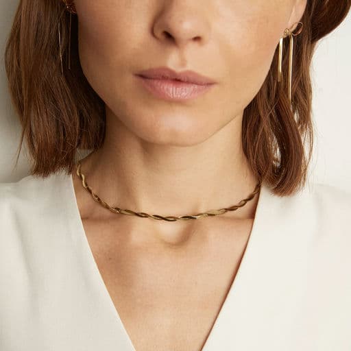 Herringbone Twist Necklace