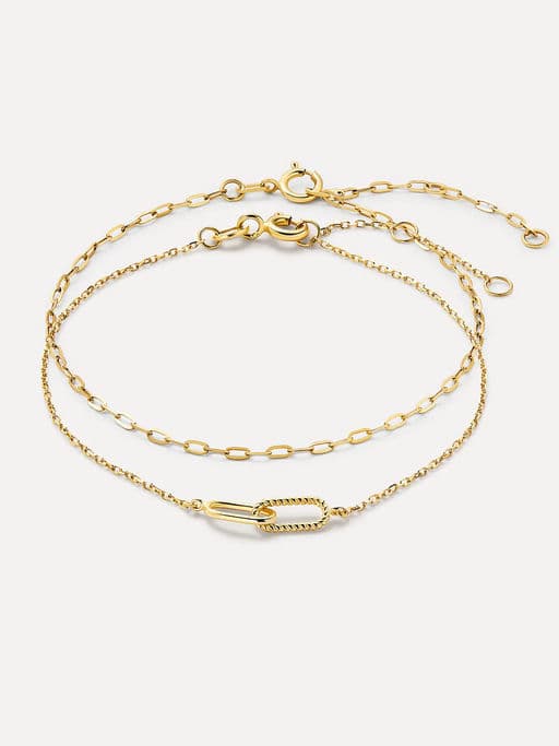 Gold Bracelet Set
