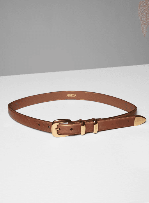 Legendary Solid Brass Leather Belt
