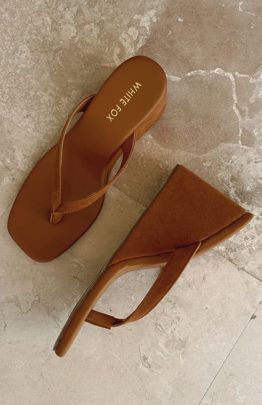 Grace Wedge Faux Suede