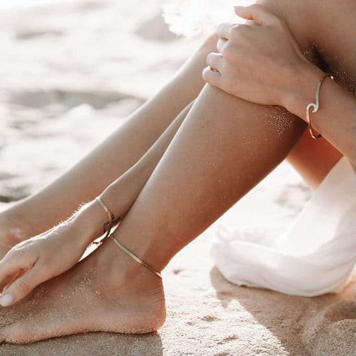 Kauai Herringbone Anklet