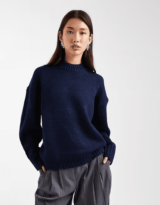 Chunky Crew Neck Sweater