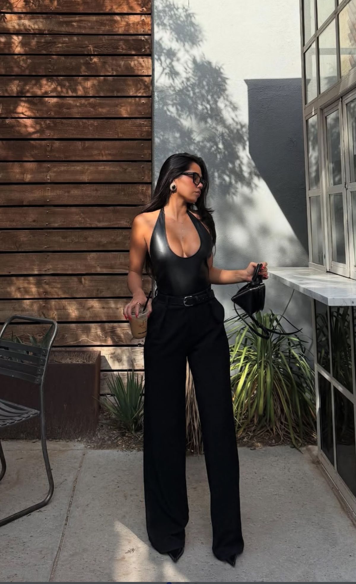black outfit going out